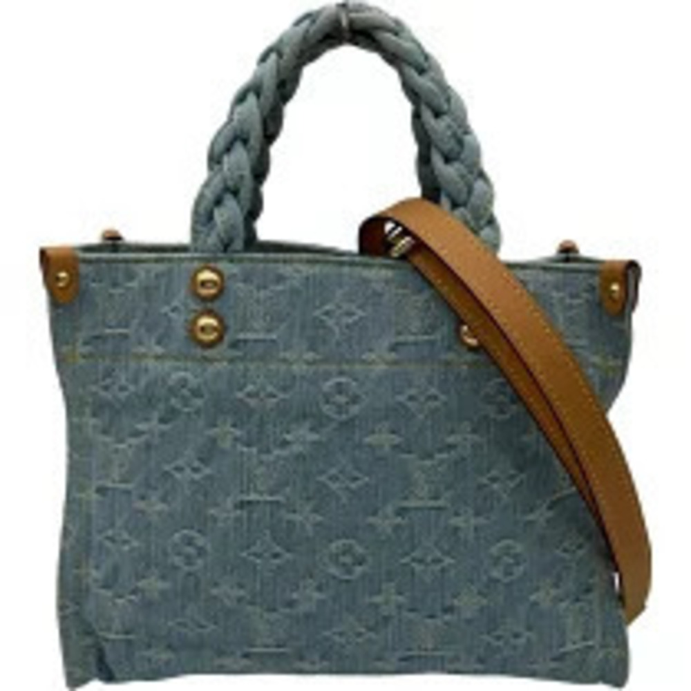 Louis Vuitton Let Go By the Pool Blue Monogram Denim Shoulder Bag